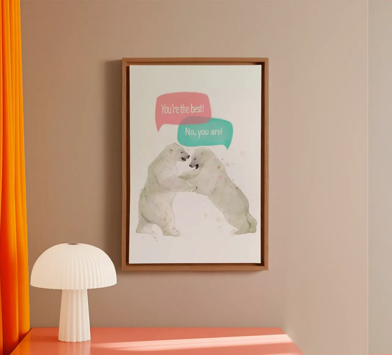 Playful Bears toile de Laura Graves