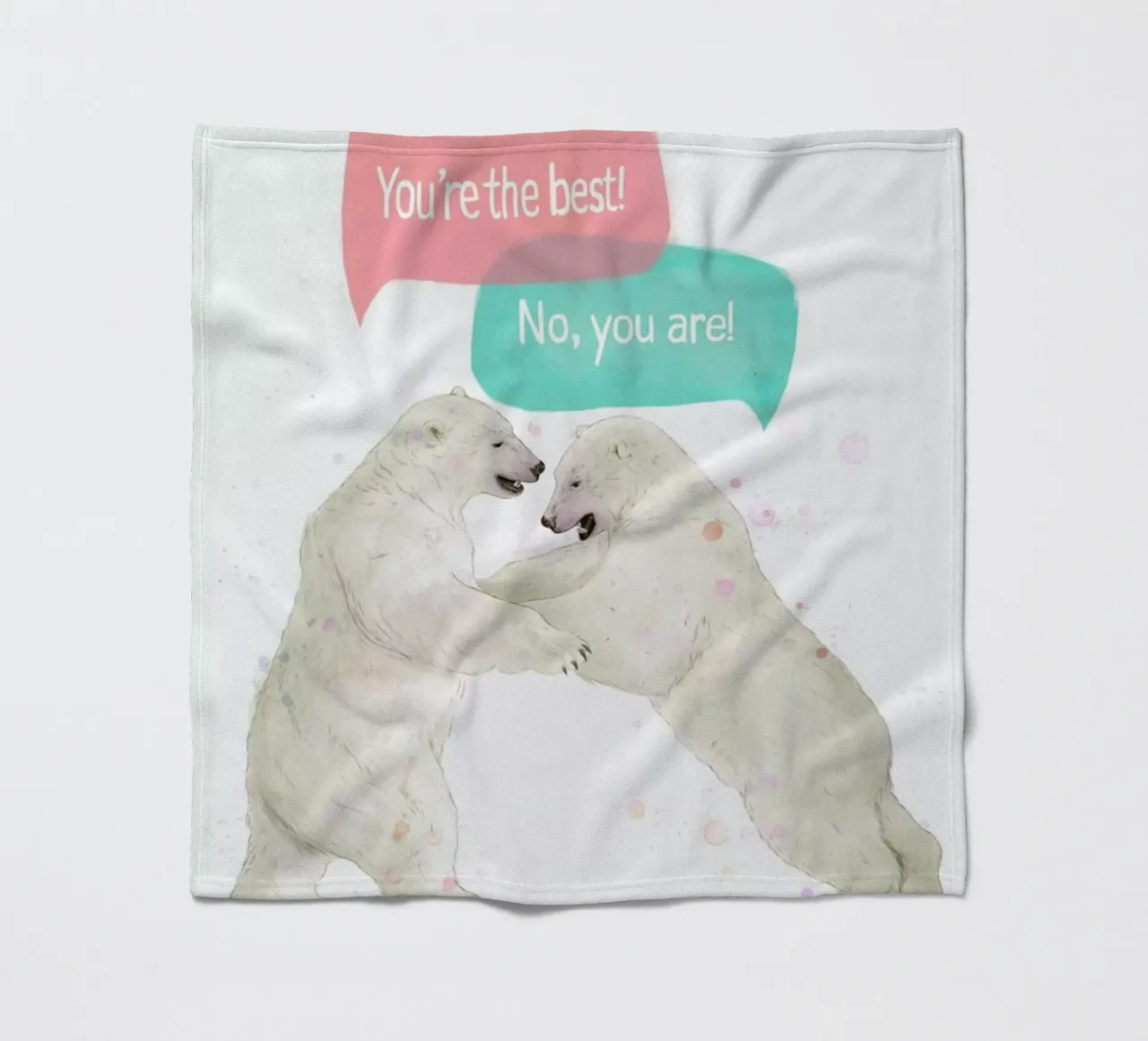 Playful Bears coperta in pile da Laura Graves