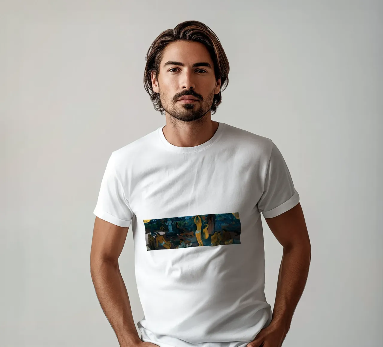 Paul Gauguin - Where Do We Come From? What Are We? Where Are t-shirt by Timeless Artworks