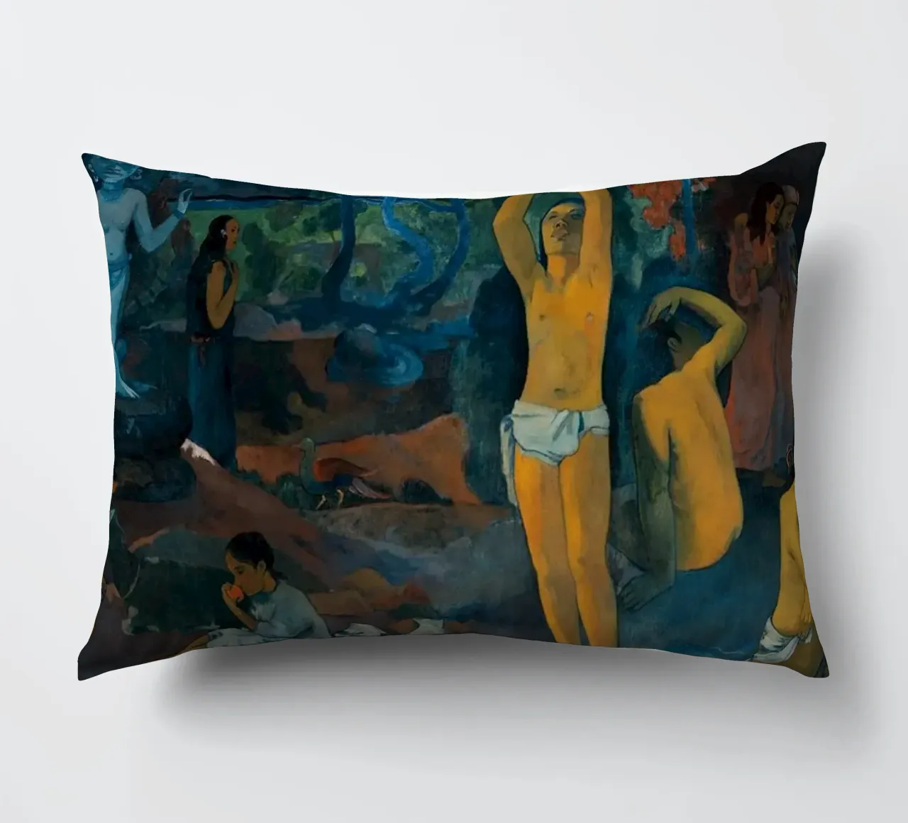 Paul Gauguin - Where Do We Come From? What Are We? Where Are decorative cushion by Timeless Artworks