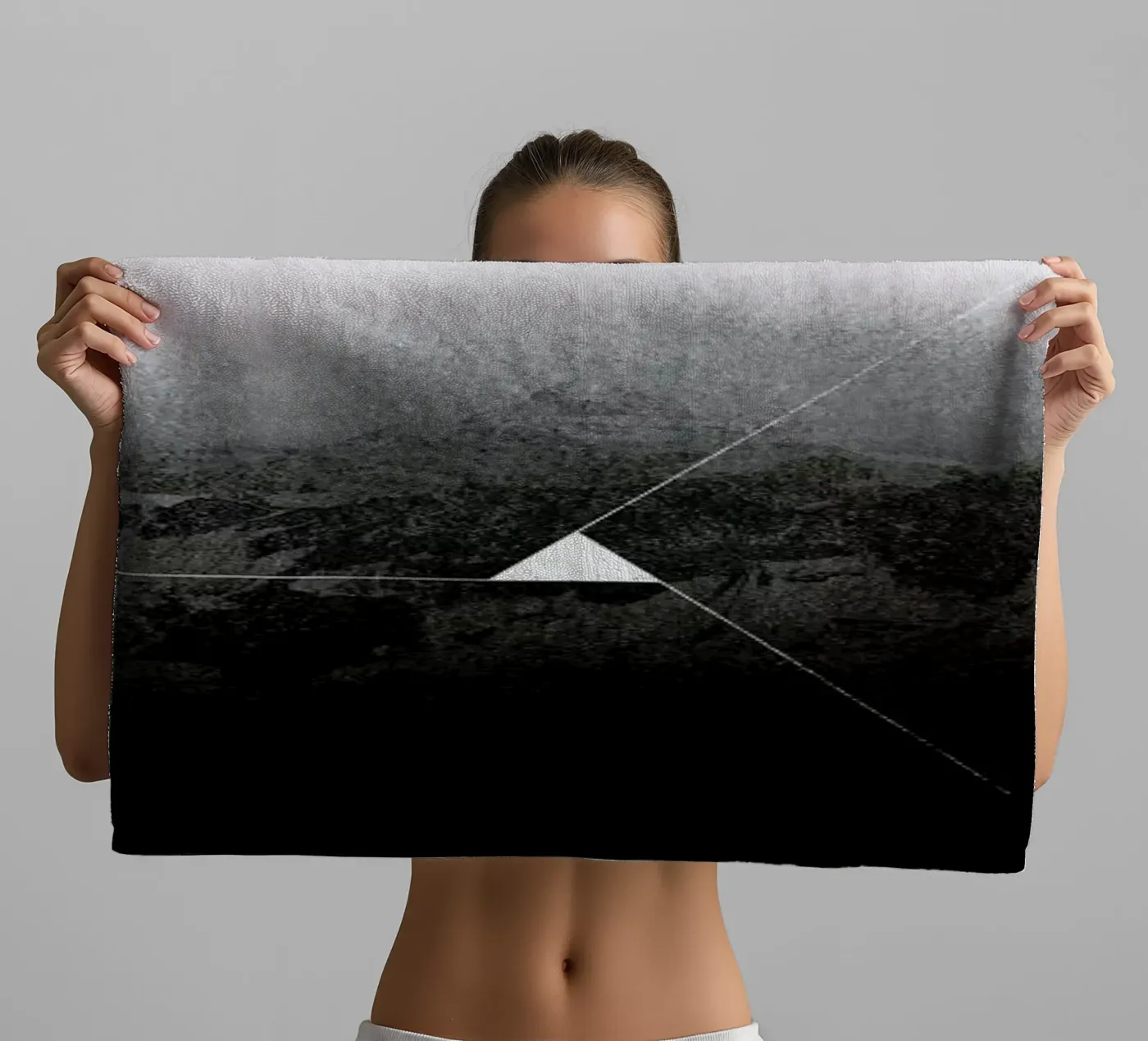 Mountain towel by Chris Wharton