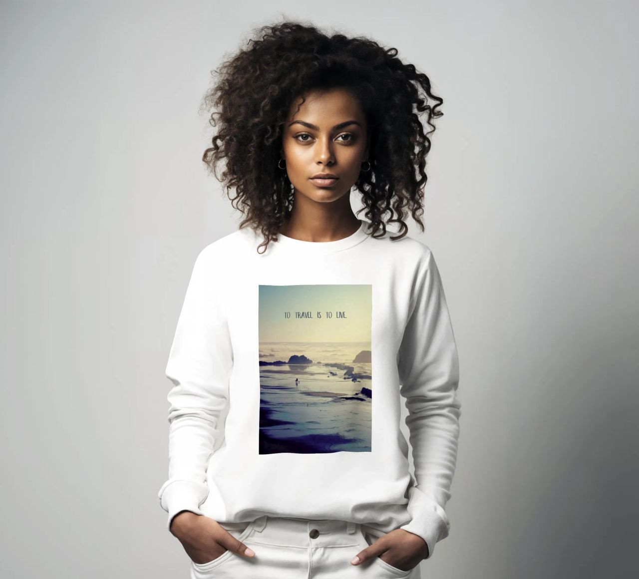To Travel Is to Live felpa da Robin Delean