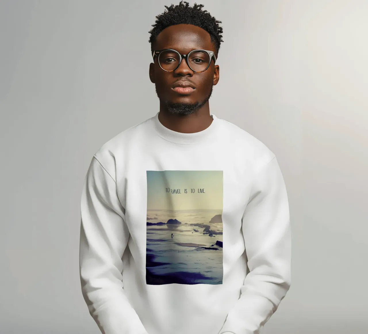 To Travel Is to Live sudadera de Robin Delean