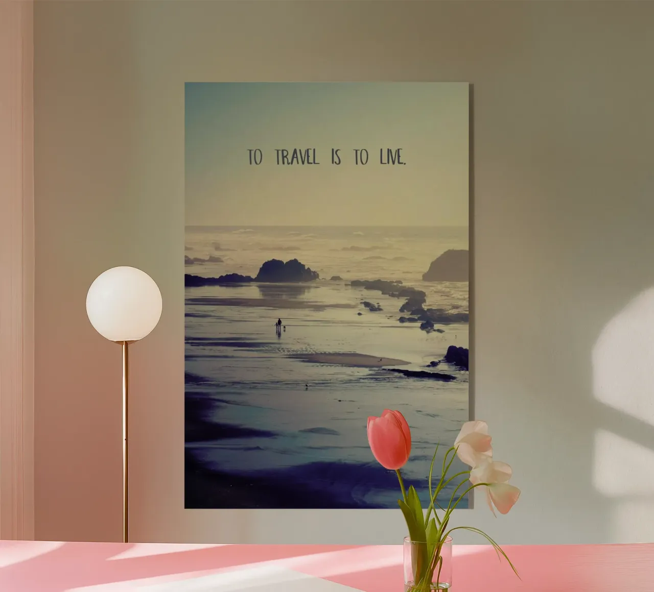 To Travel Is to Live plexiglas de Robin Delean