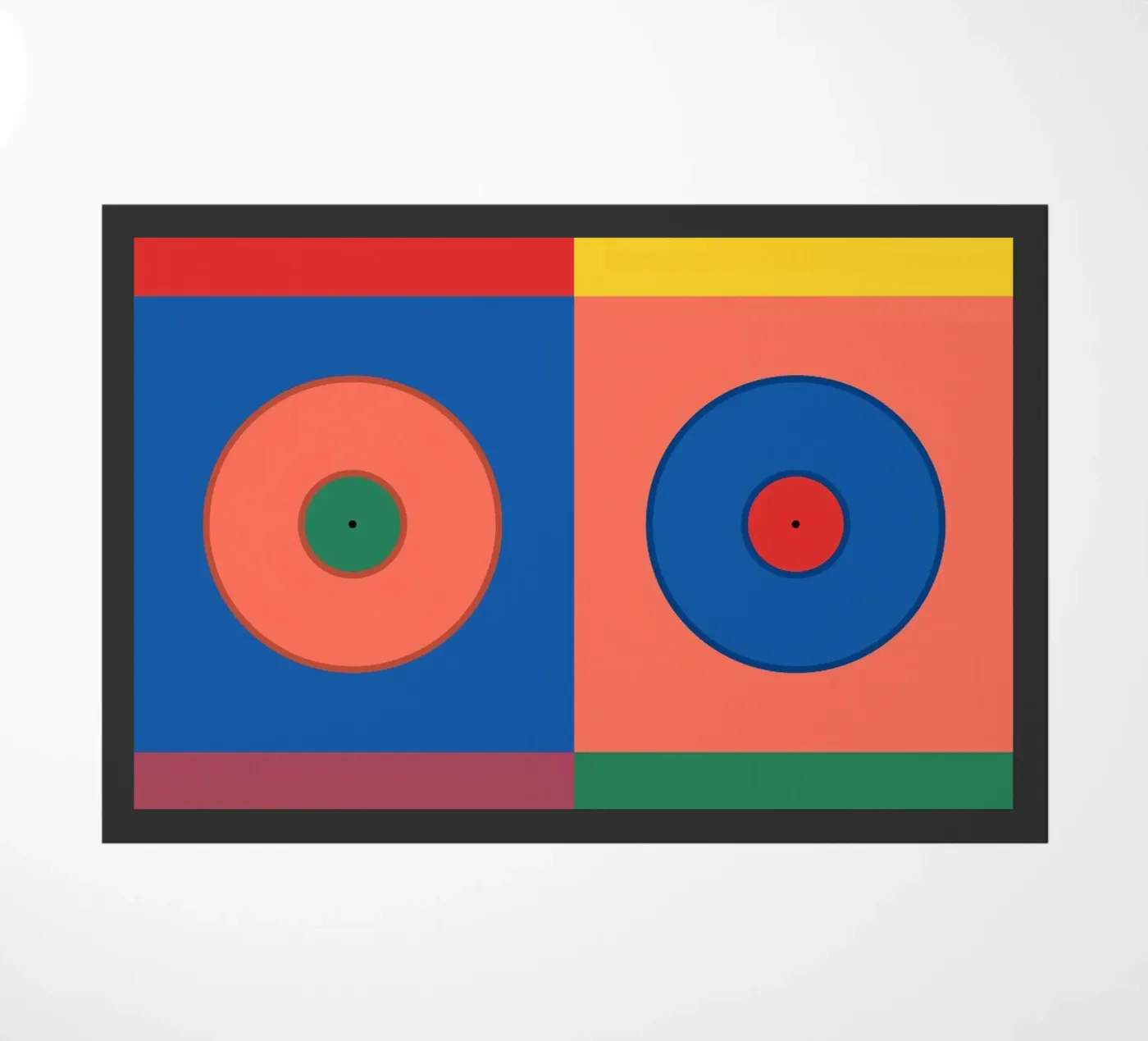 Vinyls doormat by The Poster Kid