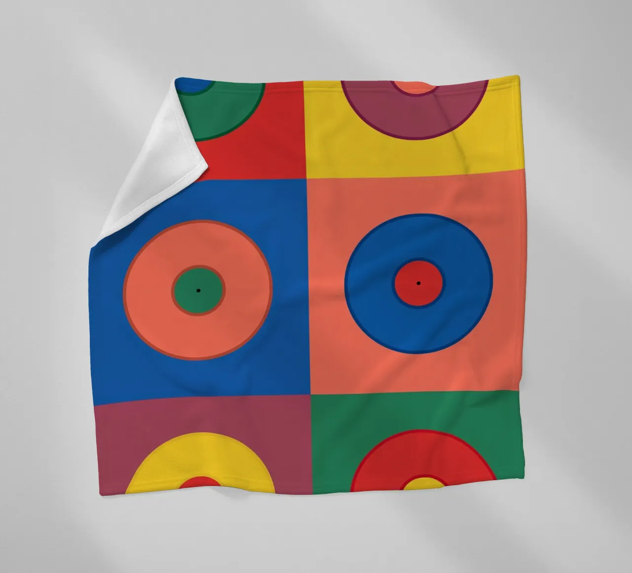 Vinyls Fleecedecke von The Poster Kid
