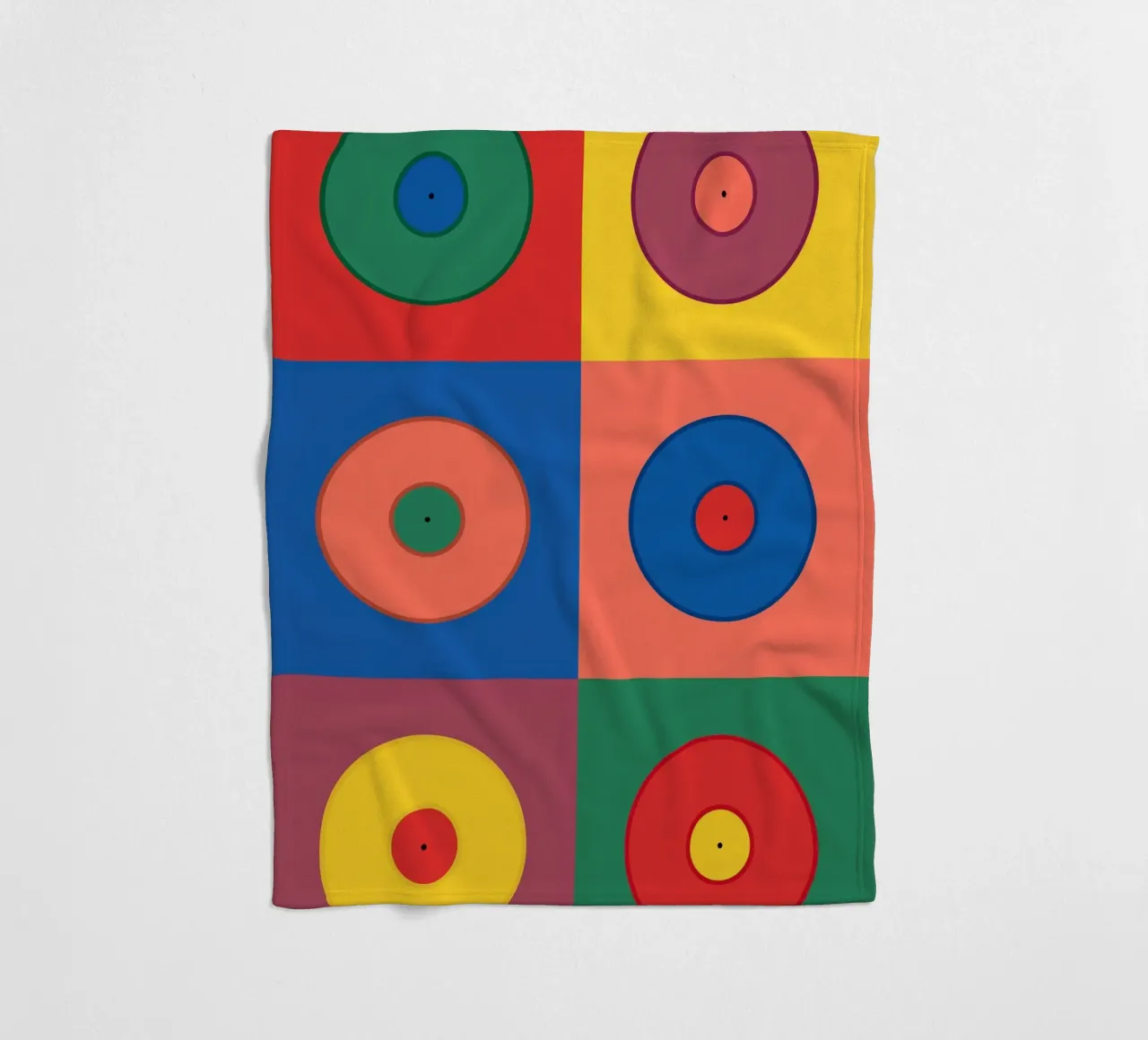 Vinyls Fleecedecke von The Poster Kid