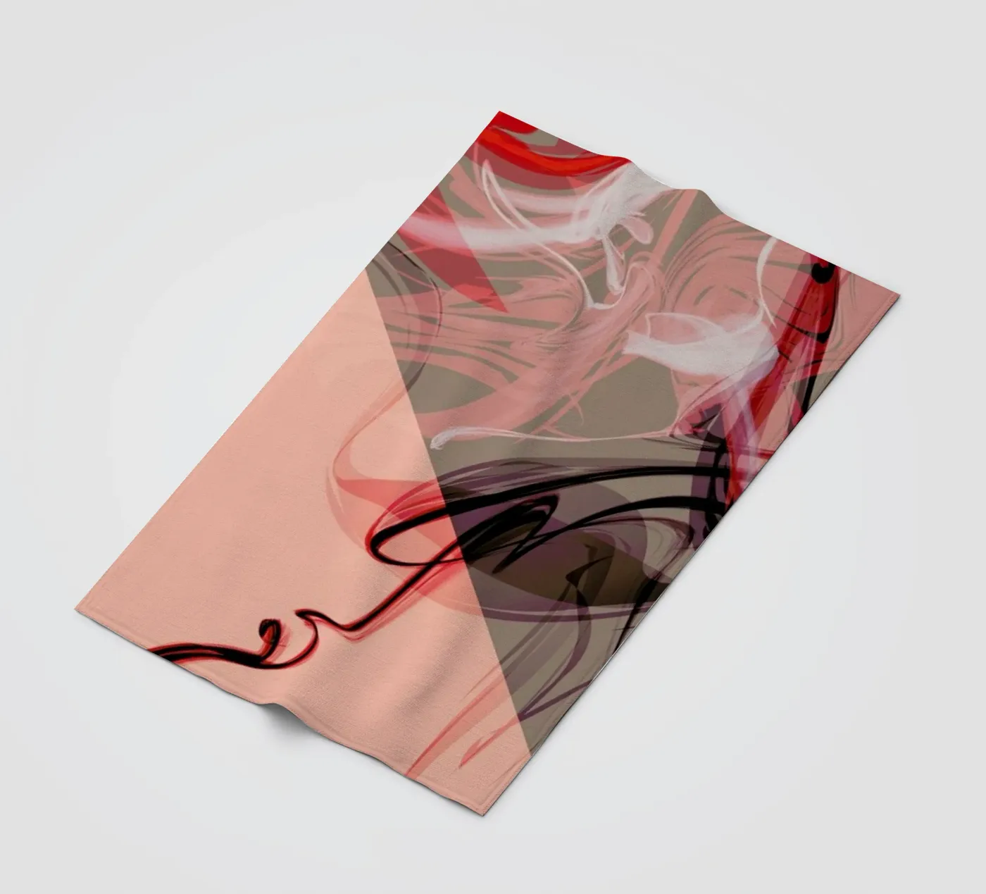 Eclectic plaid polaire de XOXO Arte