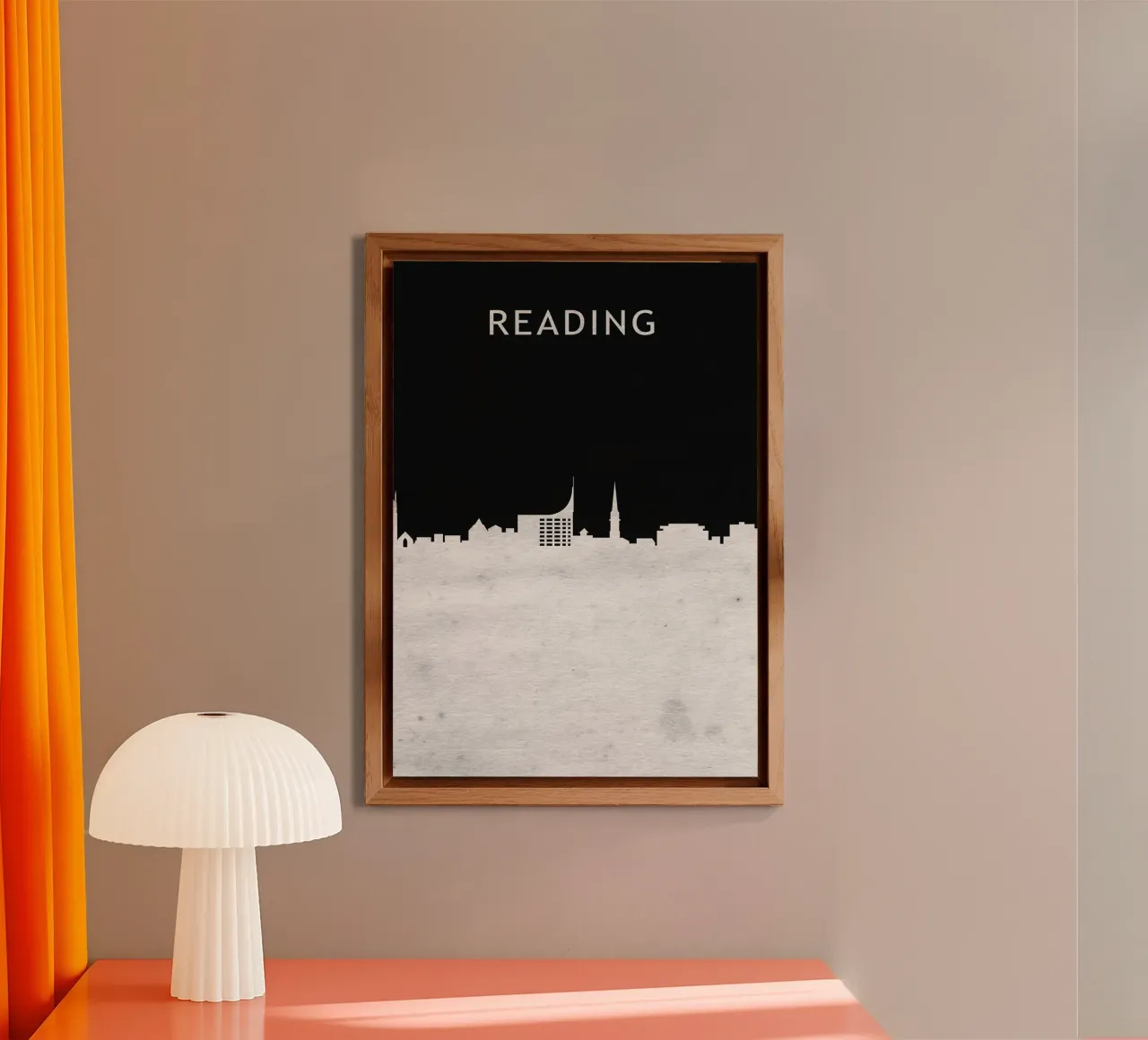 Reading England alluminio dibond da Travelstudio