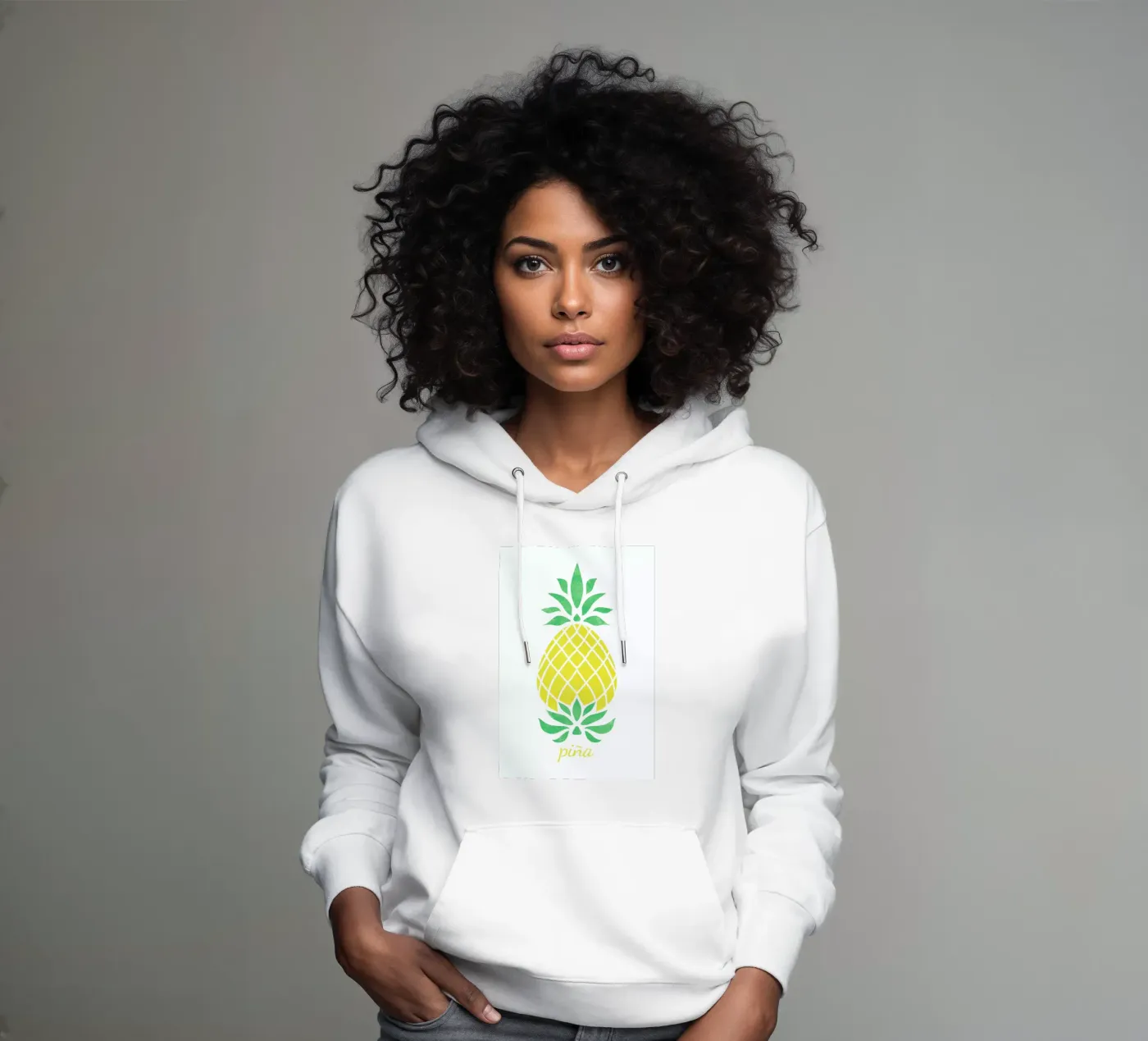 Pineapple hoodie van Jacqueline Maldonado