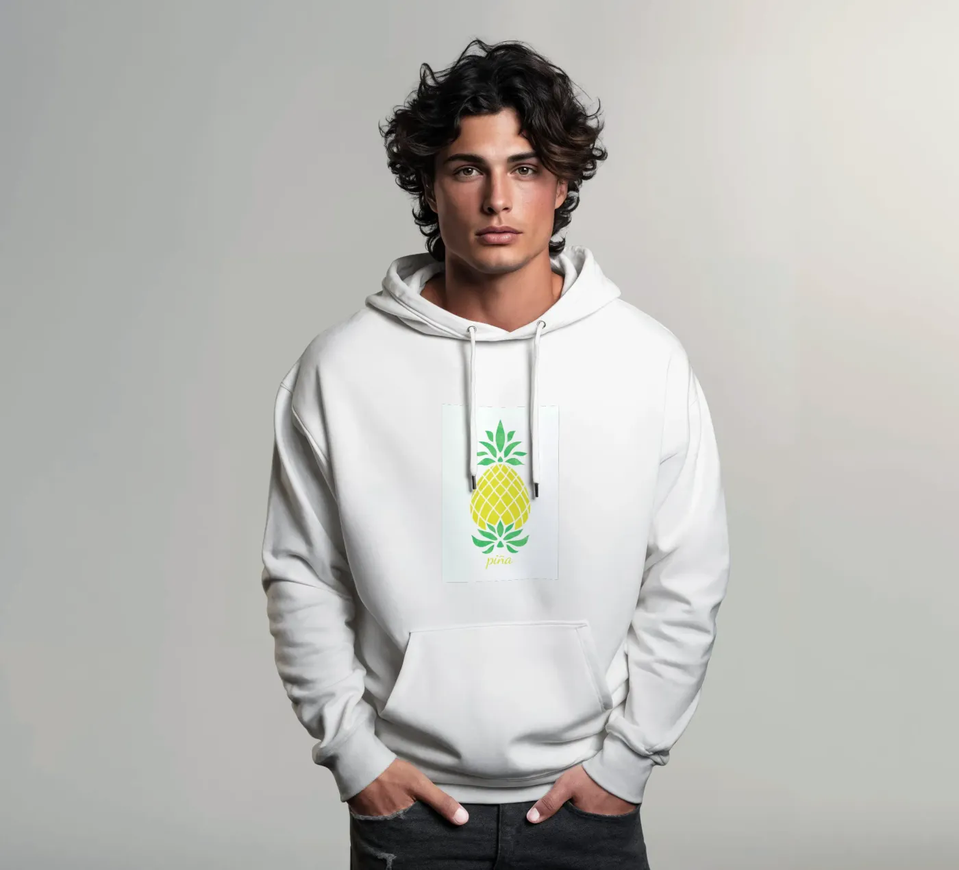 Pineapple hoodie van Jacqueline Maldonado