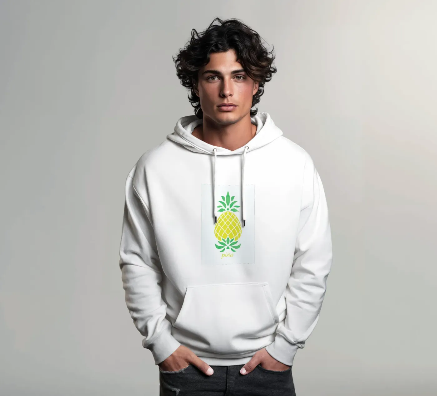 Pineapple hoodie van Jacqueline Maldonado
