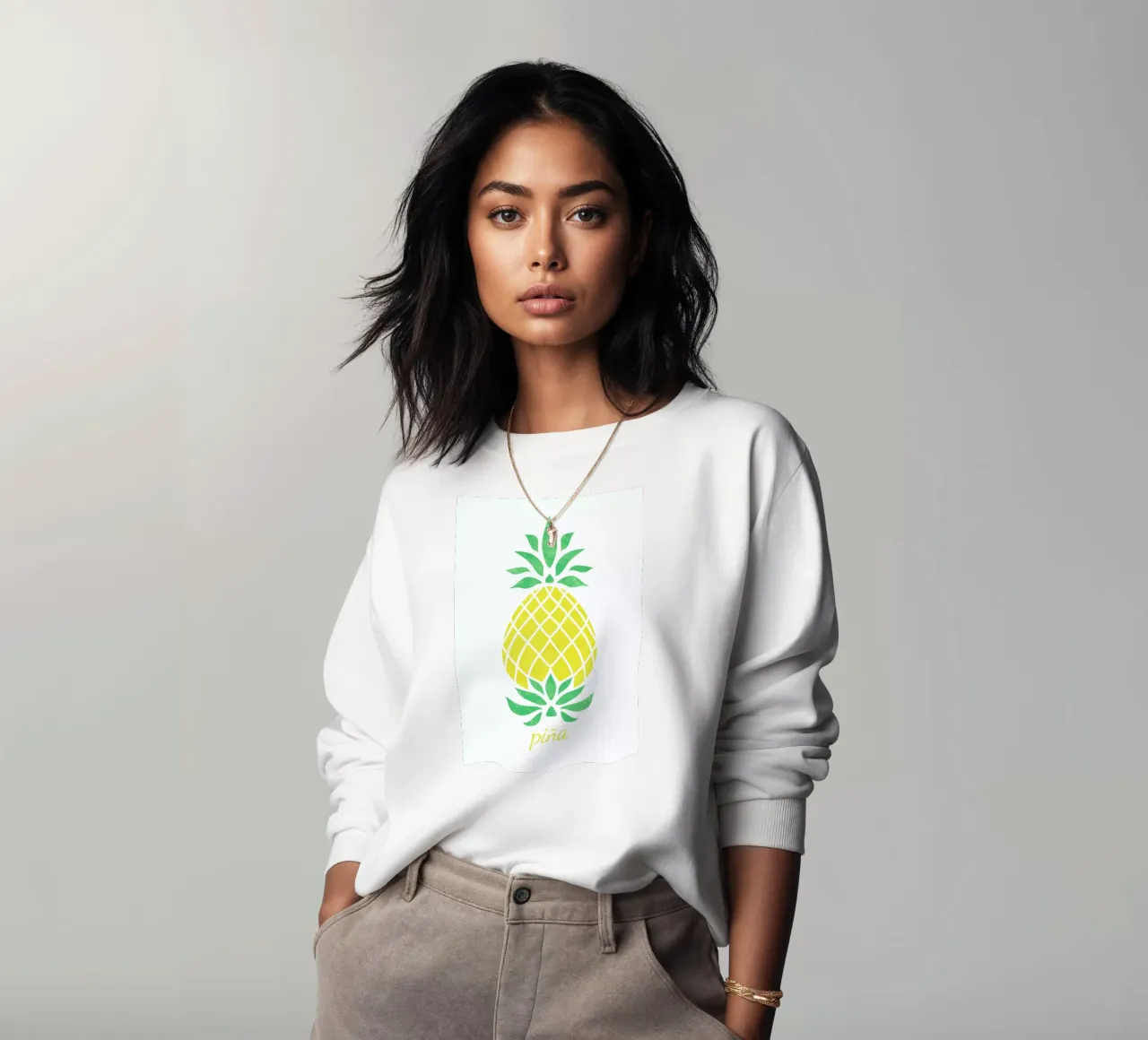 Pineapple felpa da Jacqueline Maldonado