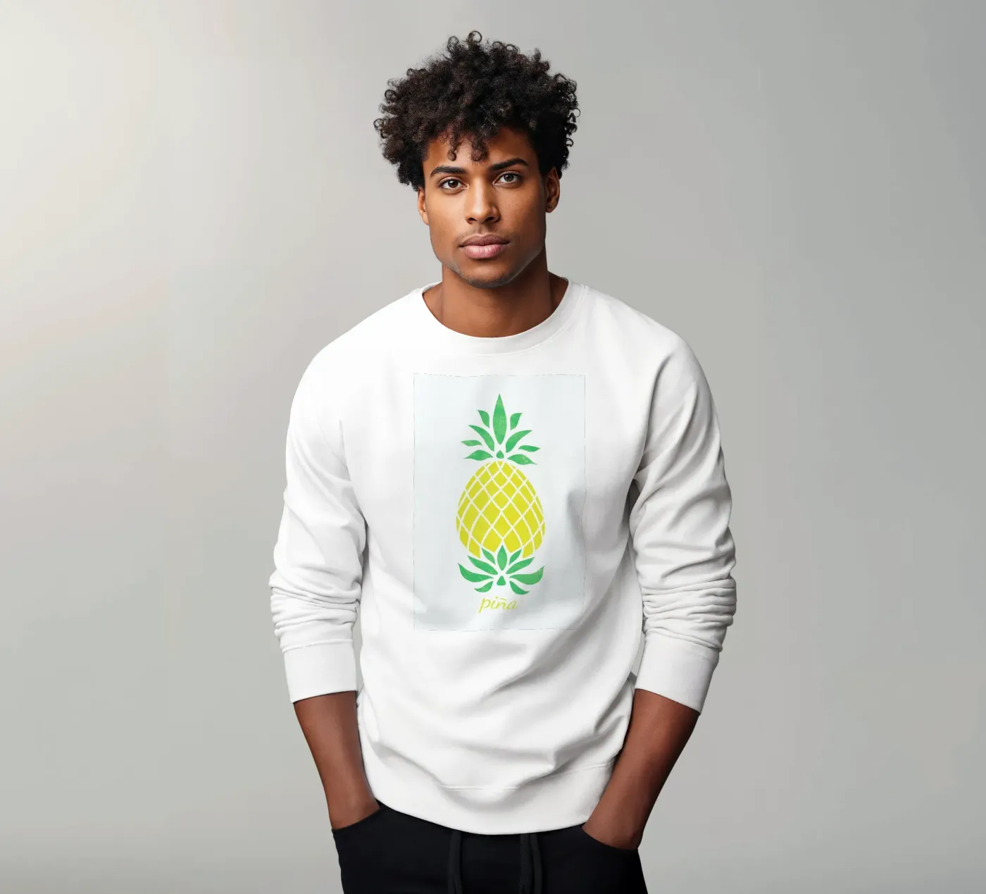 Pineapple sweatshirt by Jacqueline Maldonado