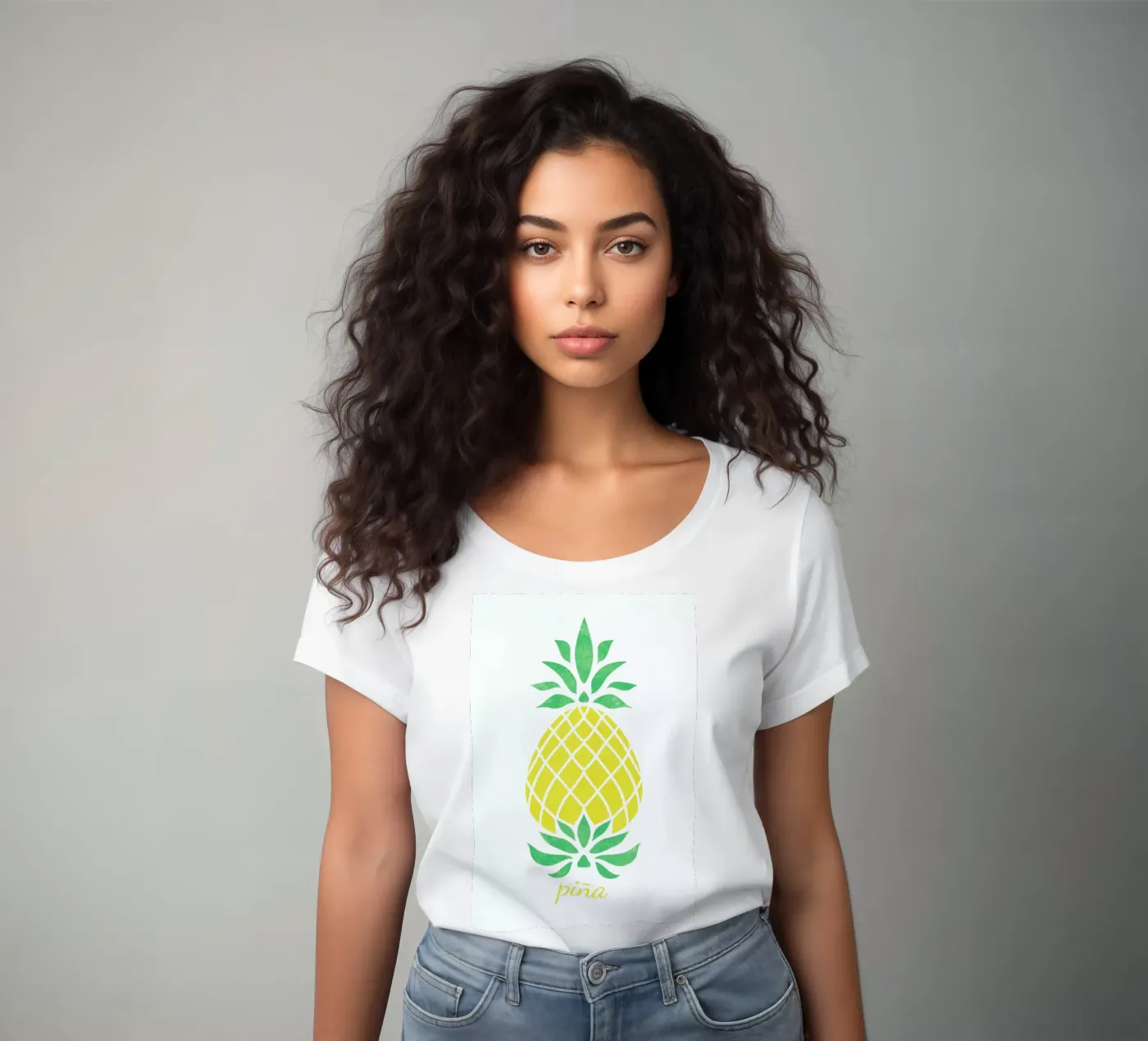 Pineapple t-shirt da donna da Jacqueline Maldonado