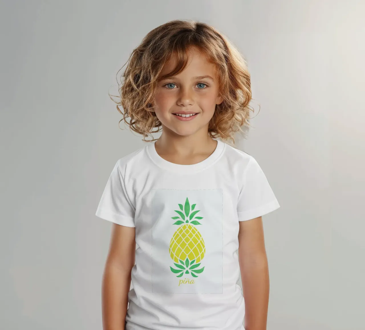 Pineapple t-shirt bambini da Jacqueline Maldonado