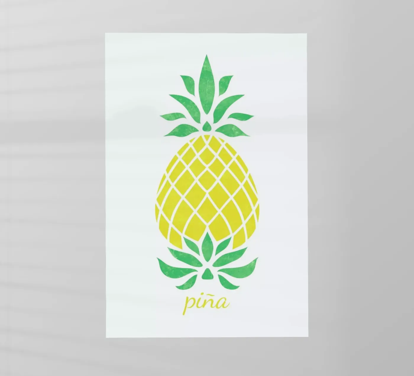 Pineapple backlit folie van Jacqueline Maldonado