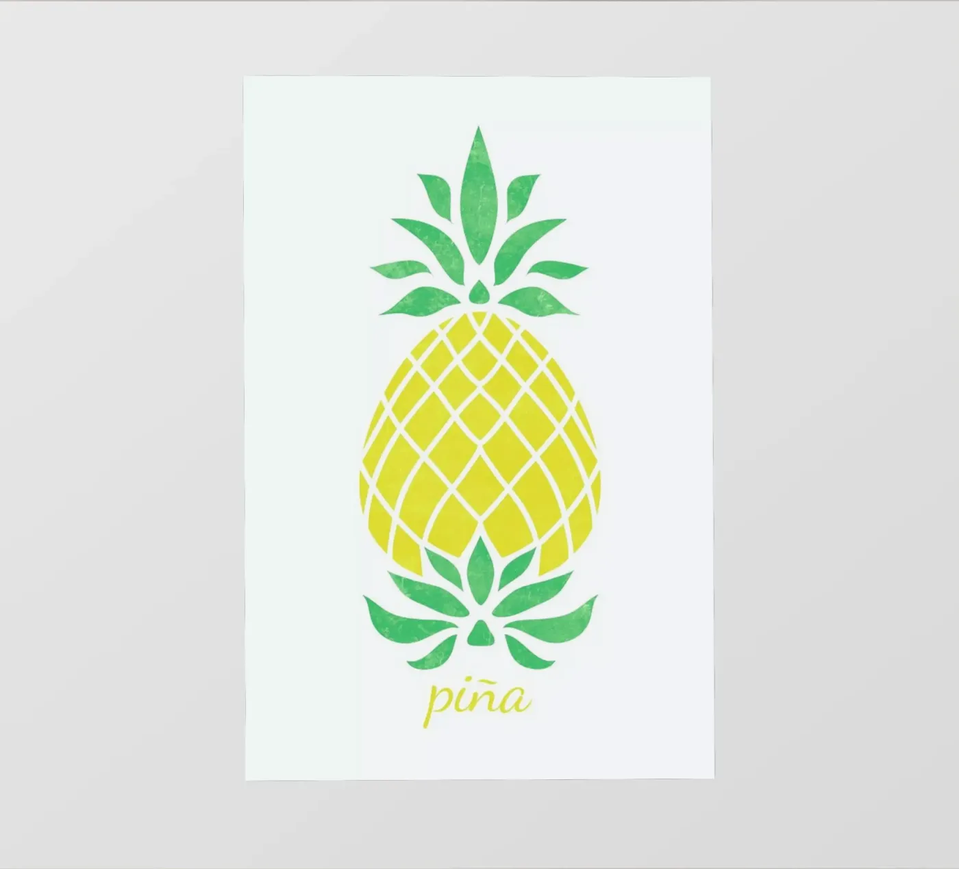 Pineapple backlit folie van Jacqueline Maldonado