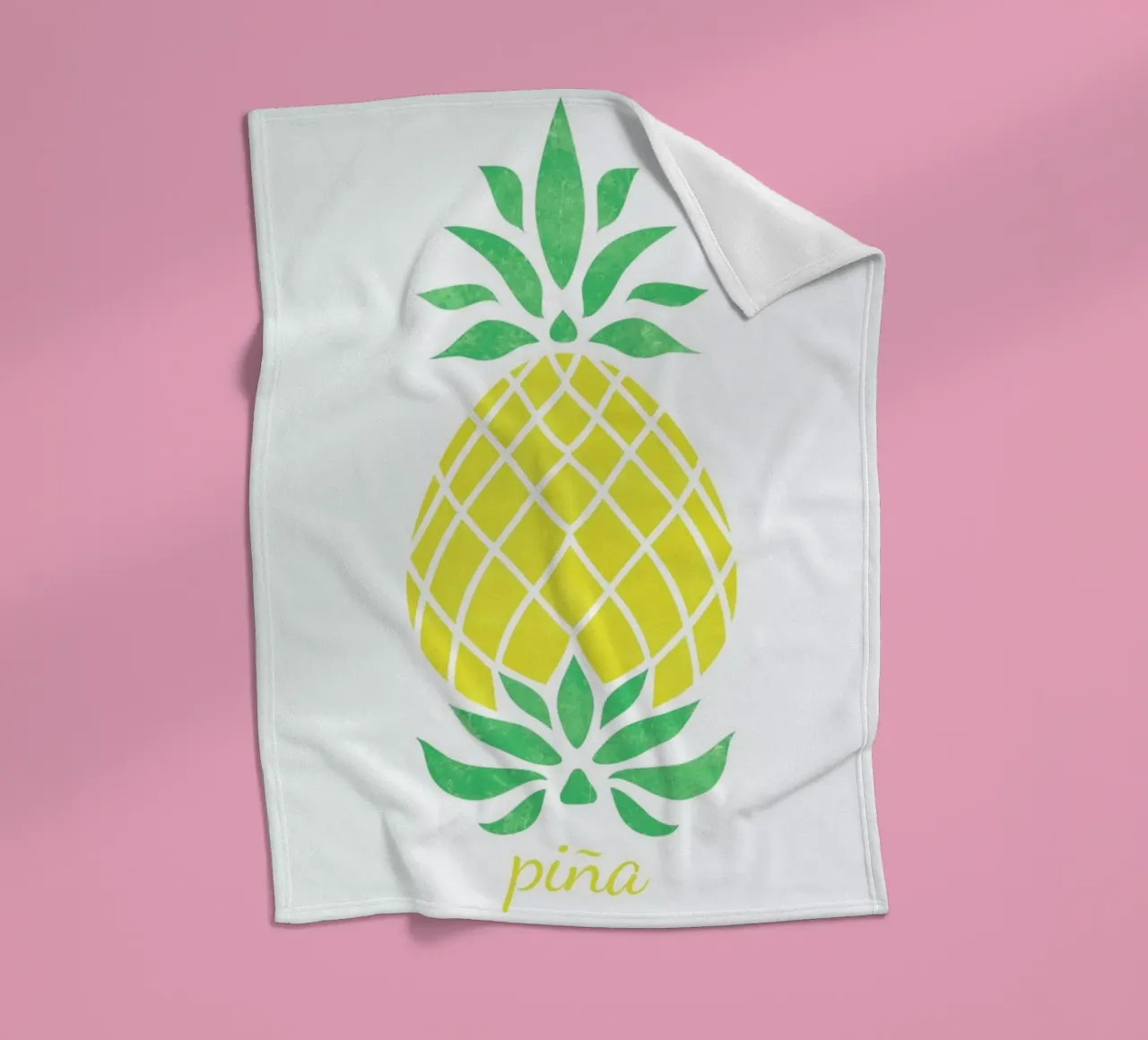 Pineapple Fleecedecke von Jacqueline Maldonado