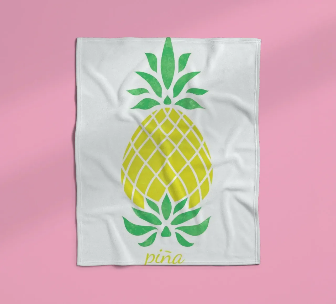 Pineapple Fleecedecke von Jacqueline Maldonado