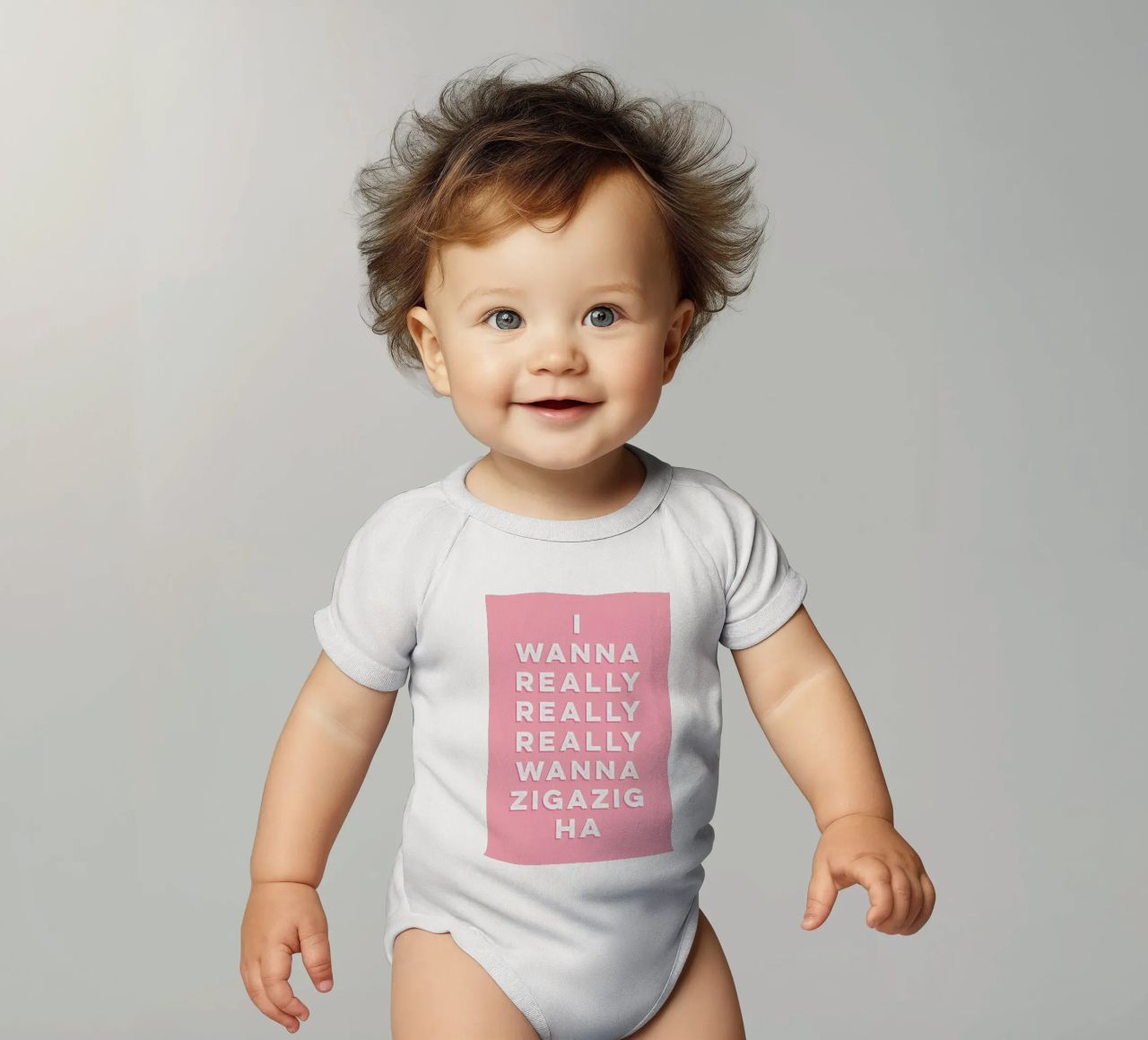 Zigazig body neonato maniche corte da Galaxy Eyes