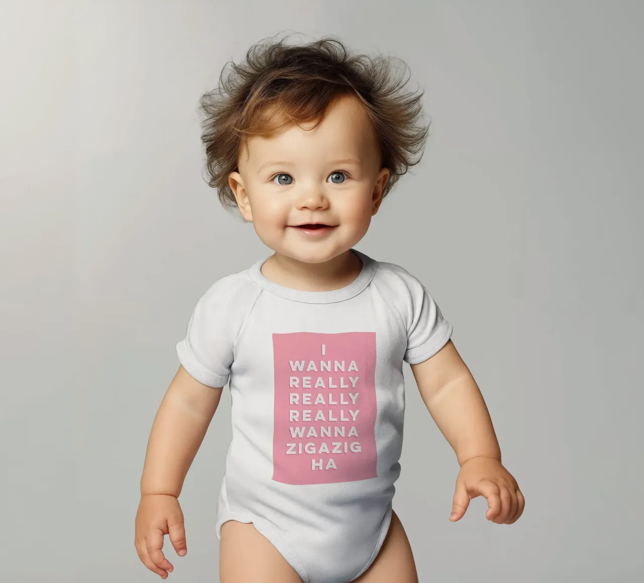 Zigazig body neonato maniche corte da Galaxy Eyes