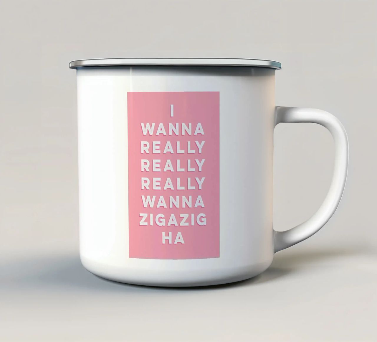 Zigazig tazza in smalto da Galaxy Eyes
