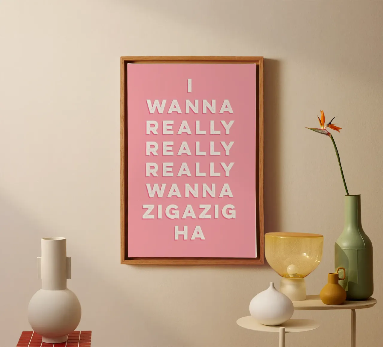 Zigazig canvas van Galaxy Eyes