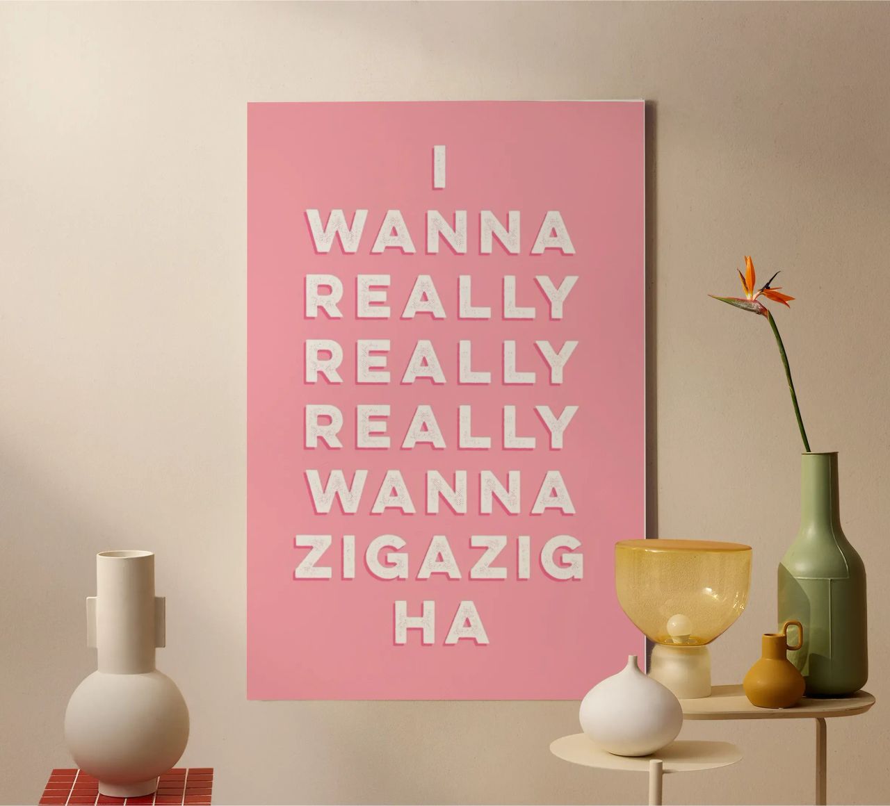 Zigazig canvas by Galaxy Eyes