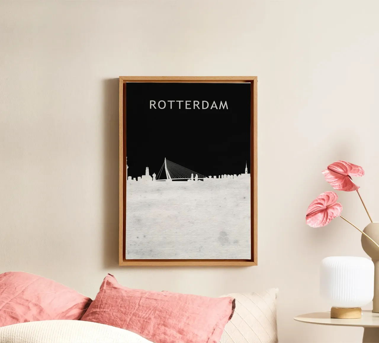 Rotterdam Netherlands tela con Cornice a cassetta da Travelstudio