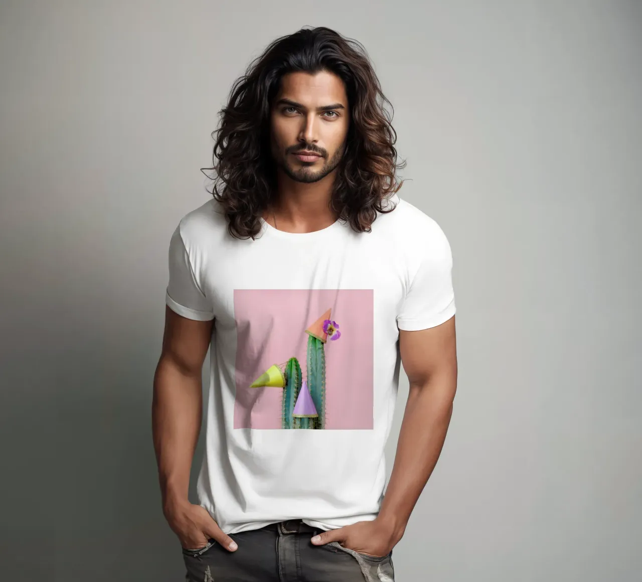 Cactus Party Hats t-shirt da Juj Winn