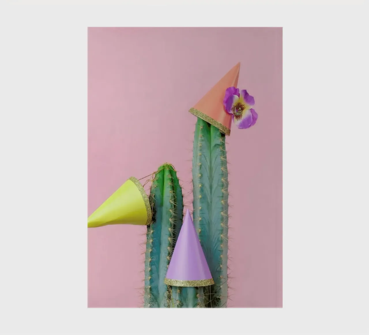 Cactus Party Hats notebook by Juj Winn