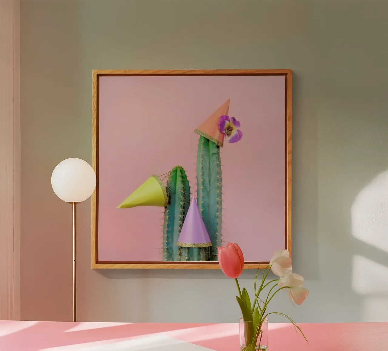 Cactus Party Hats plexiglass da Juj Winn