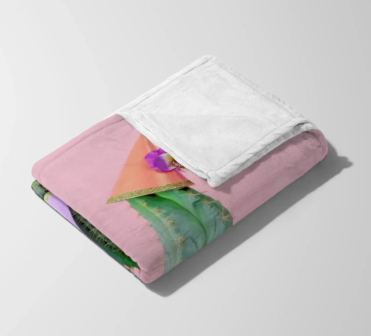 Cactus Party Hats coperta in pile da Juj Winn
