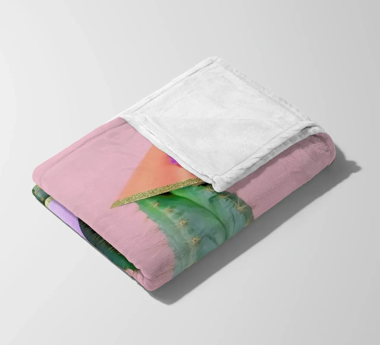 Cactus Party Hats coperta in pile da Juj Winn
