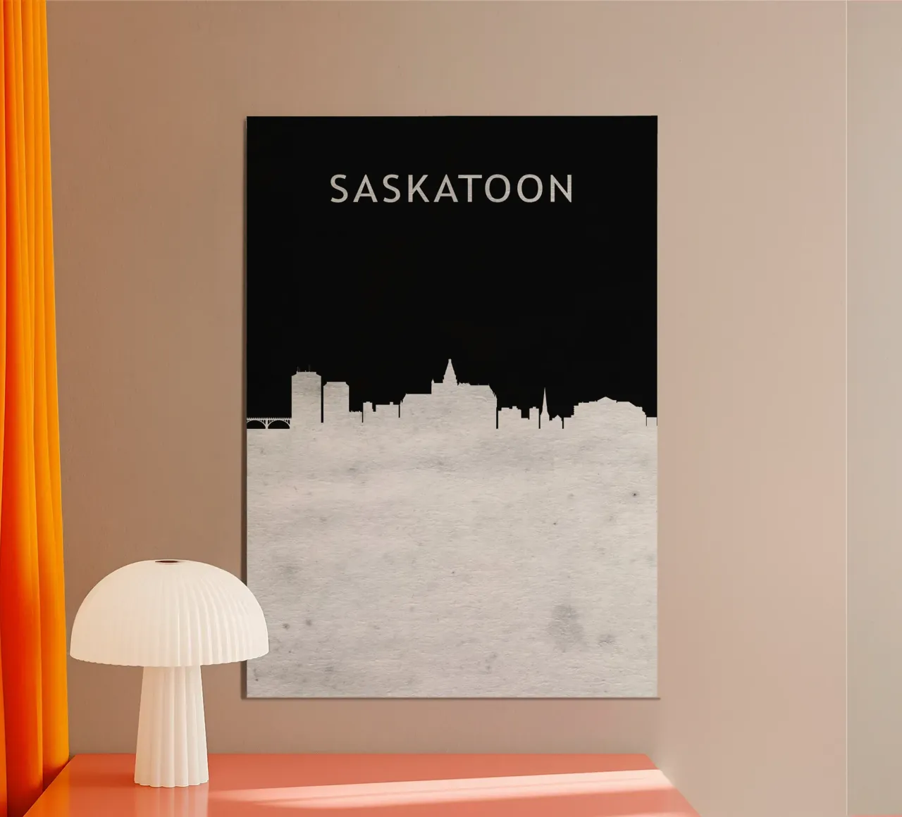 Saskatoon Canada poster da Travelstudio