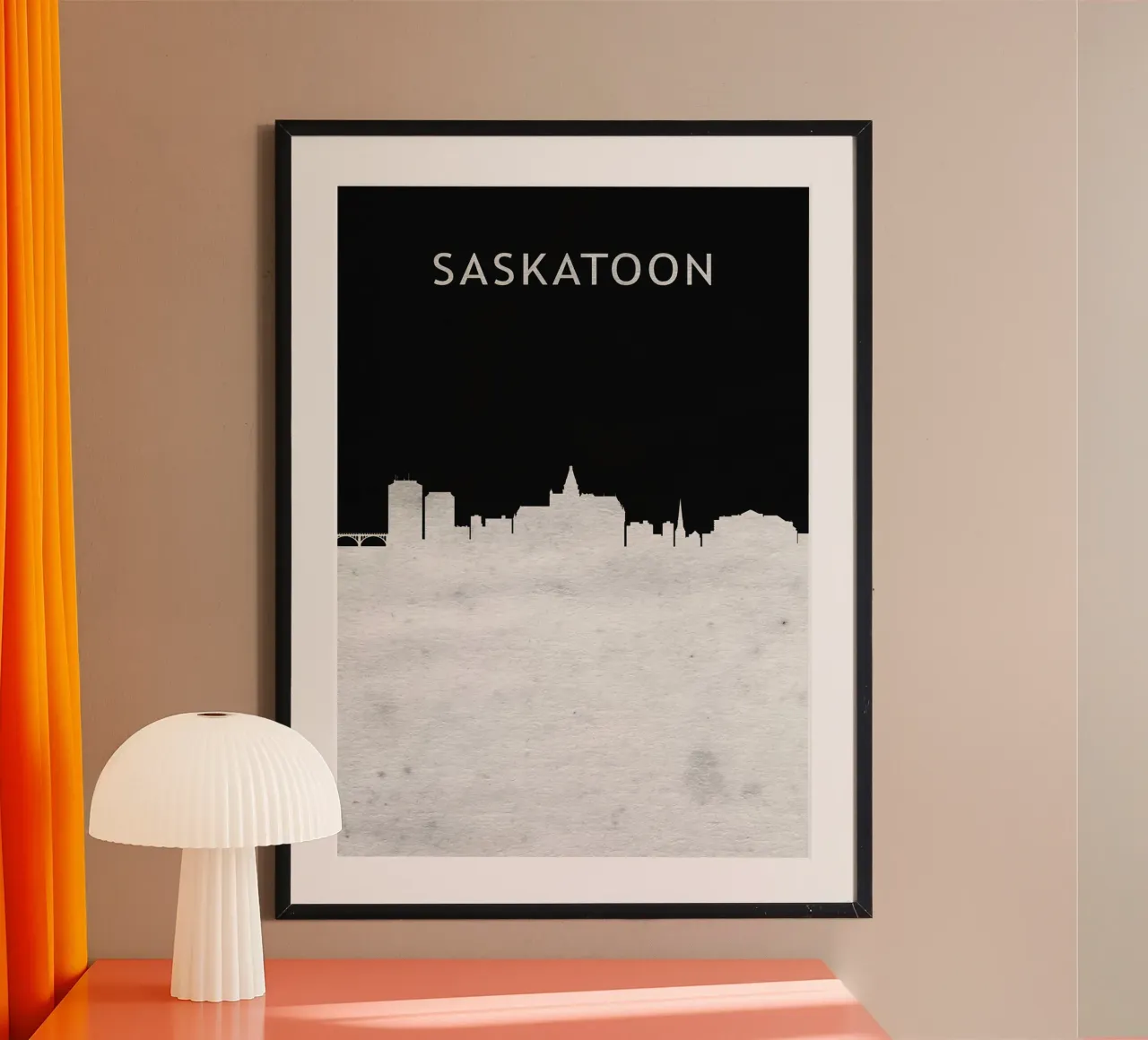 Saskatoon Canada poster da Travelstudio