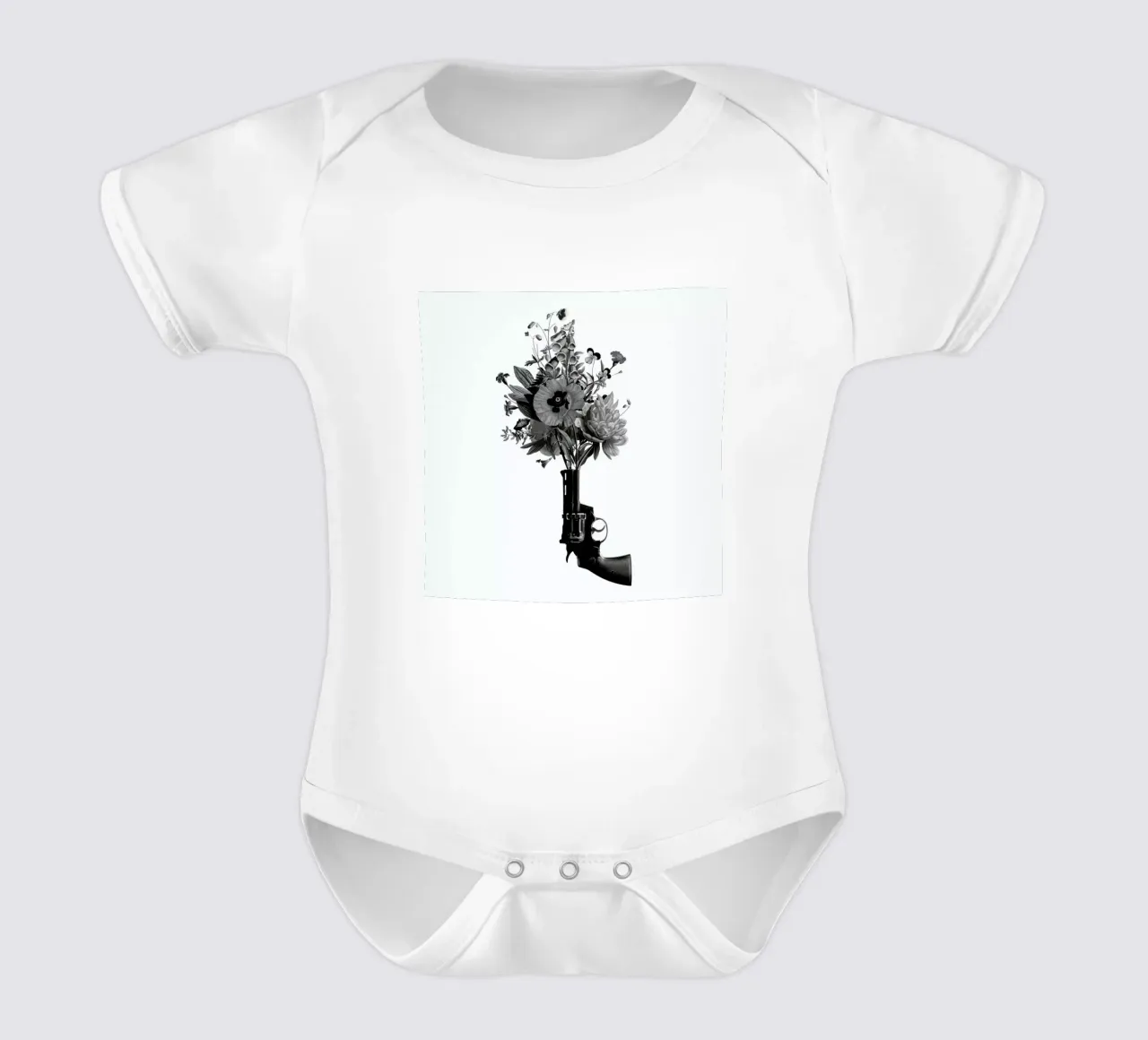 Revolver body neonato maniche corte da Chris Wharton