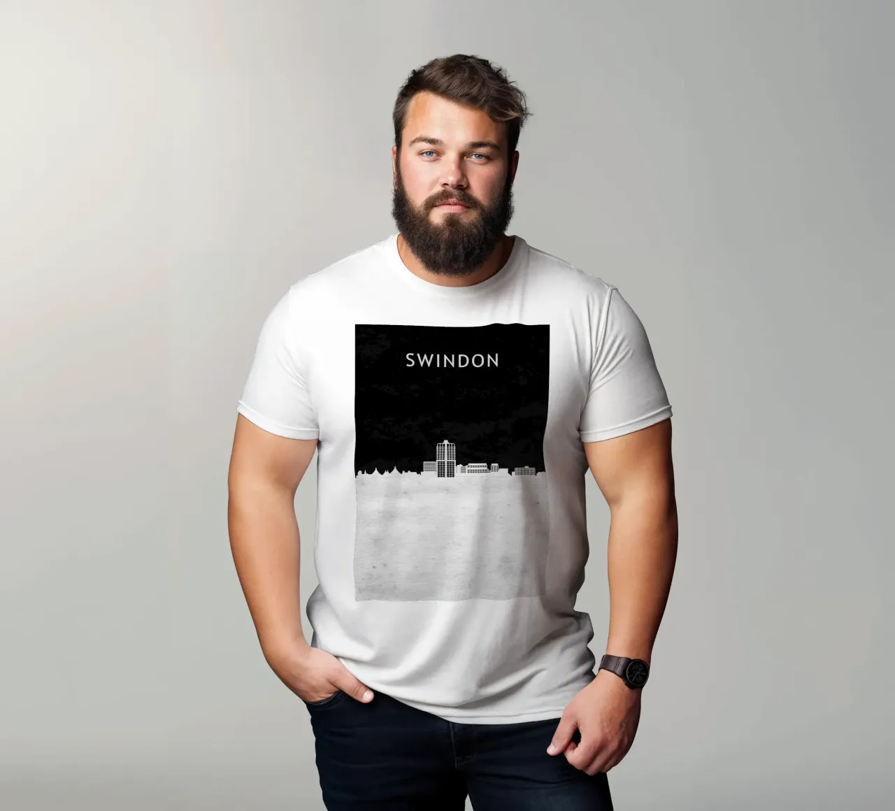 Swindon England t-shirt da Travelstudio