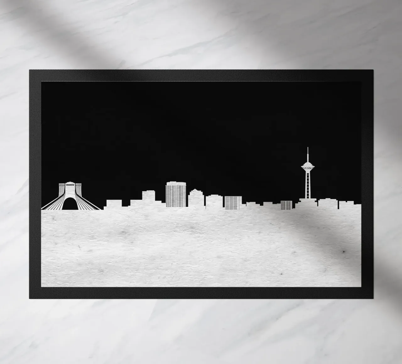 Tehran Iran deurmat van Travelstudio