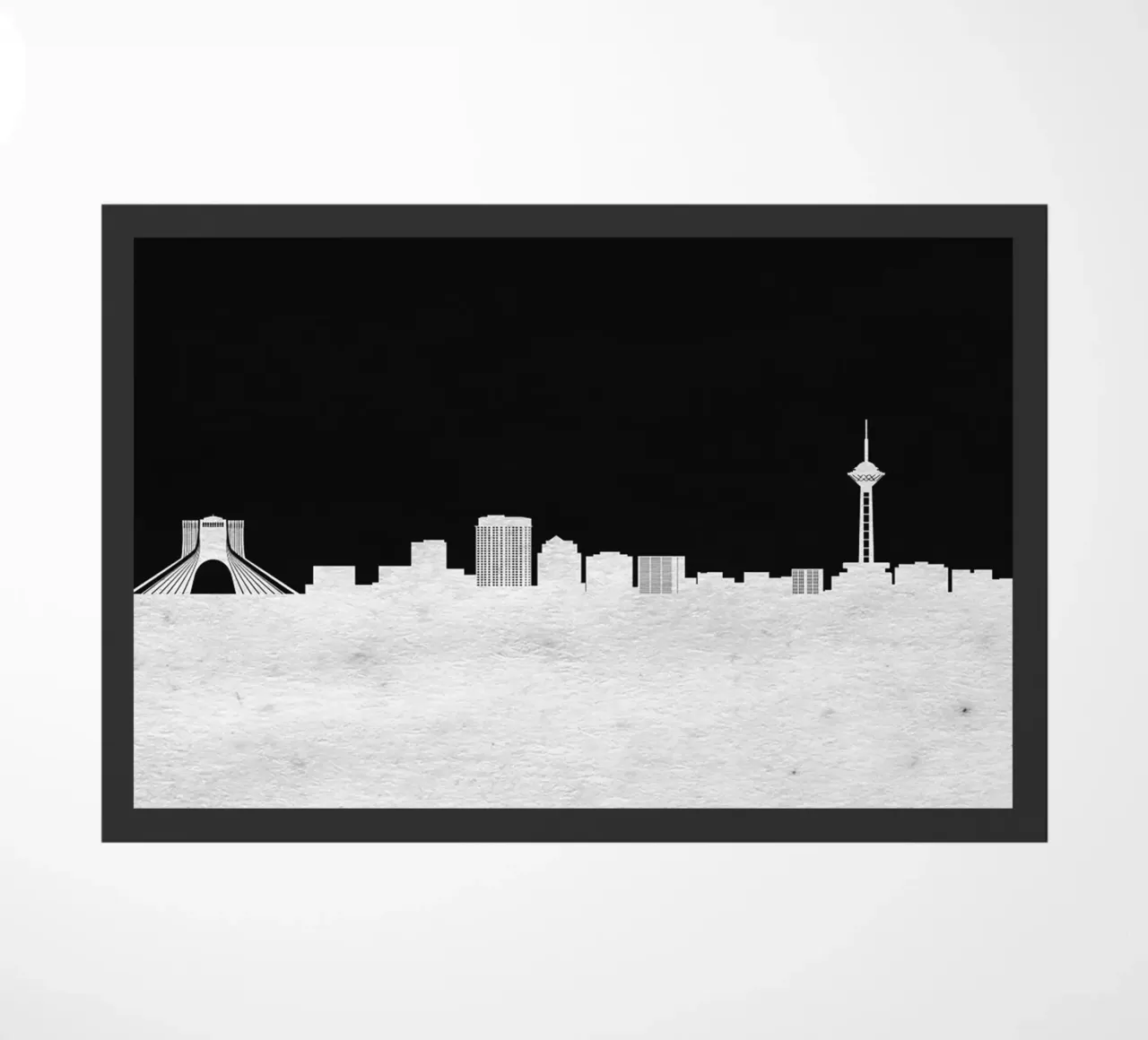 Tehran Iran deurmat van Travelstudio