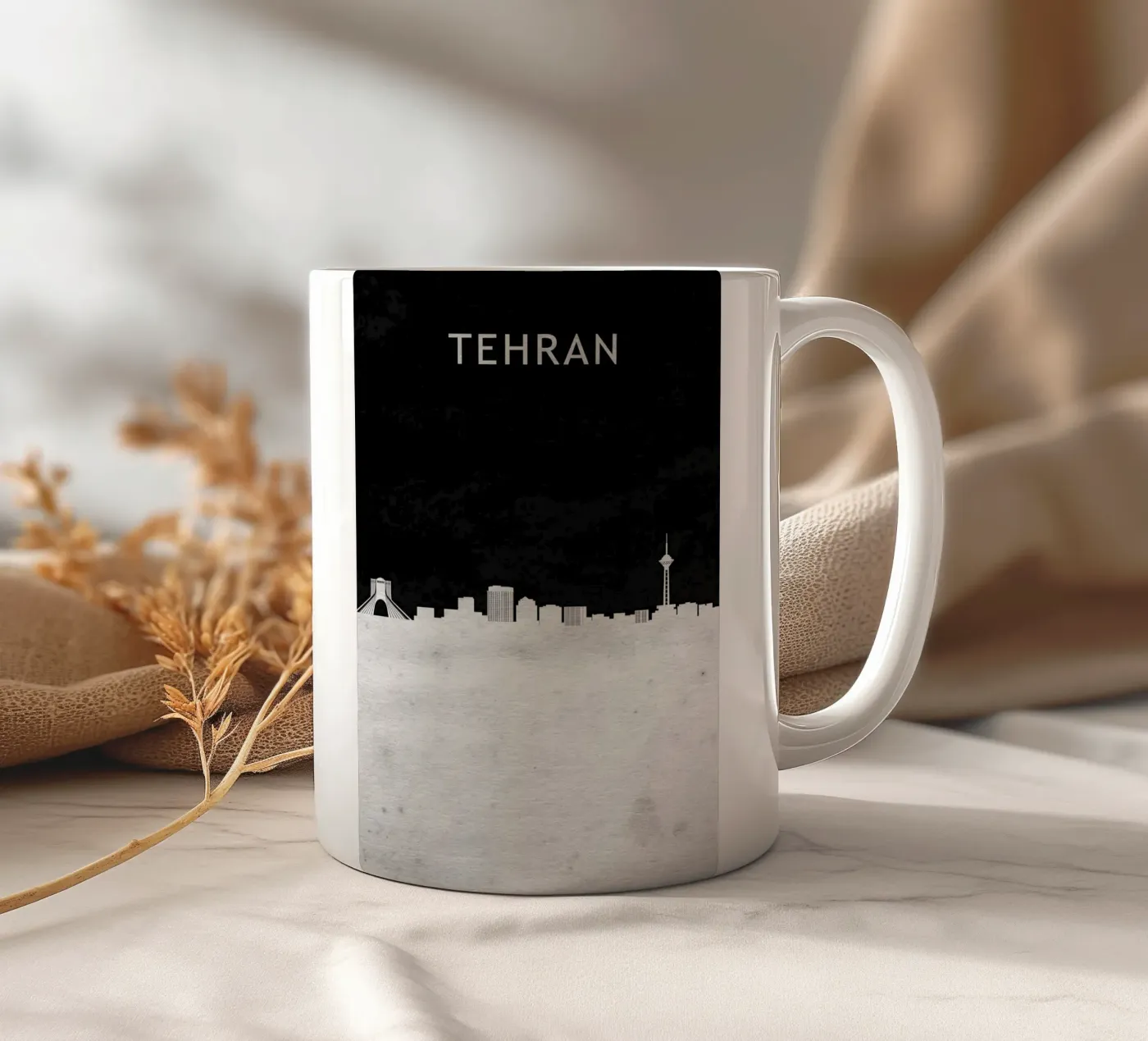 Tehran Iran ceramic mug by Travelstudio