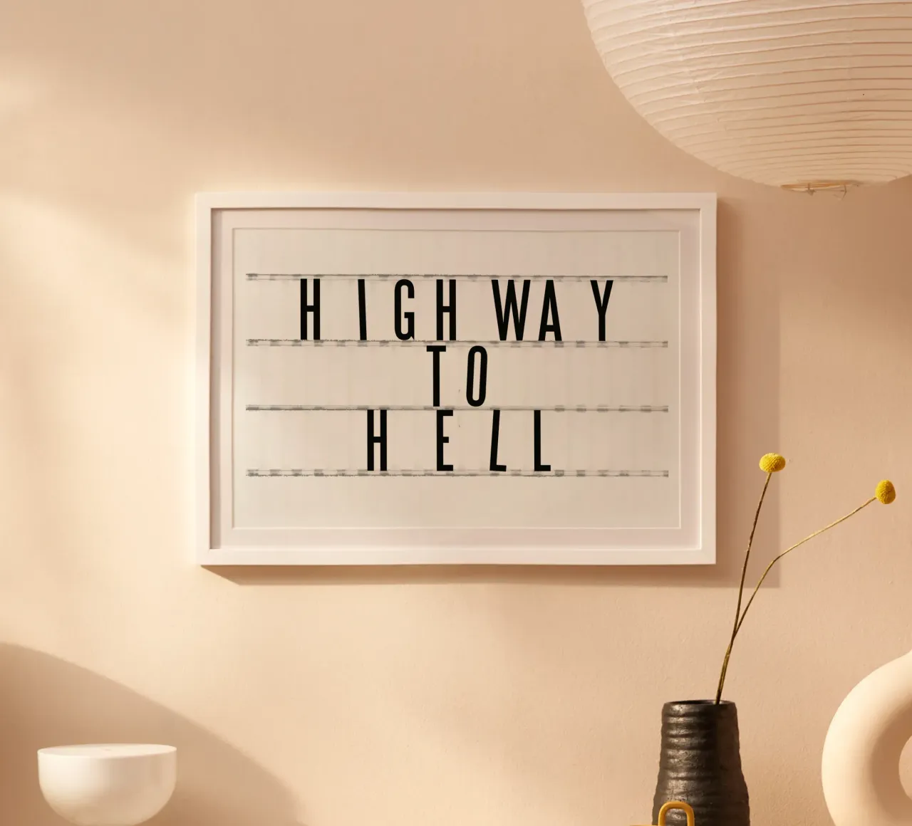 Cinema No. 8 poster con telaio in alluminio da typealive