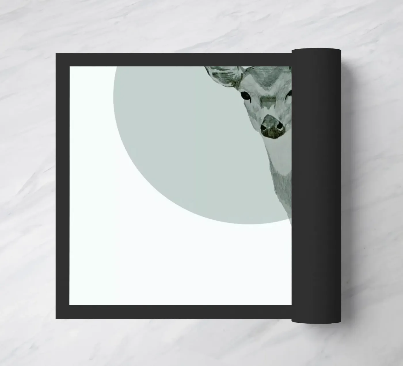 Deer Fußmatte von Morgan Kendall