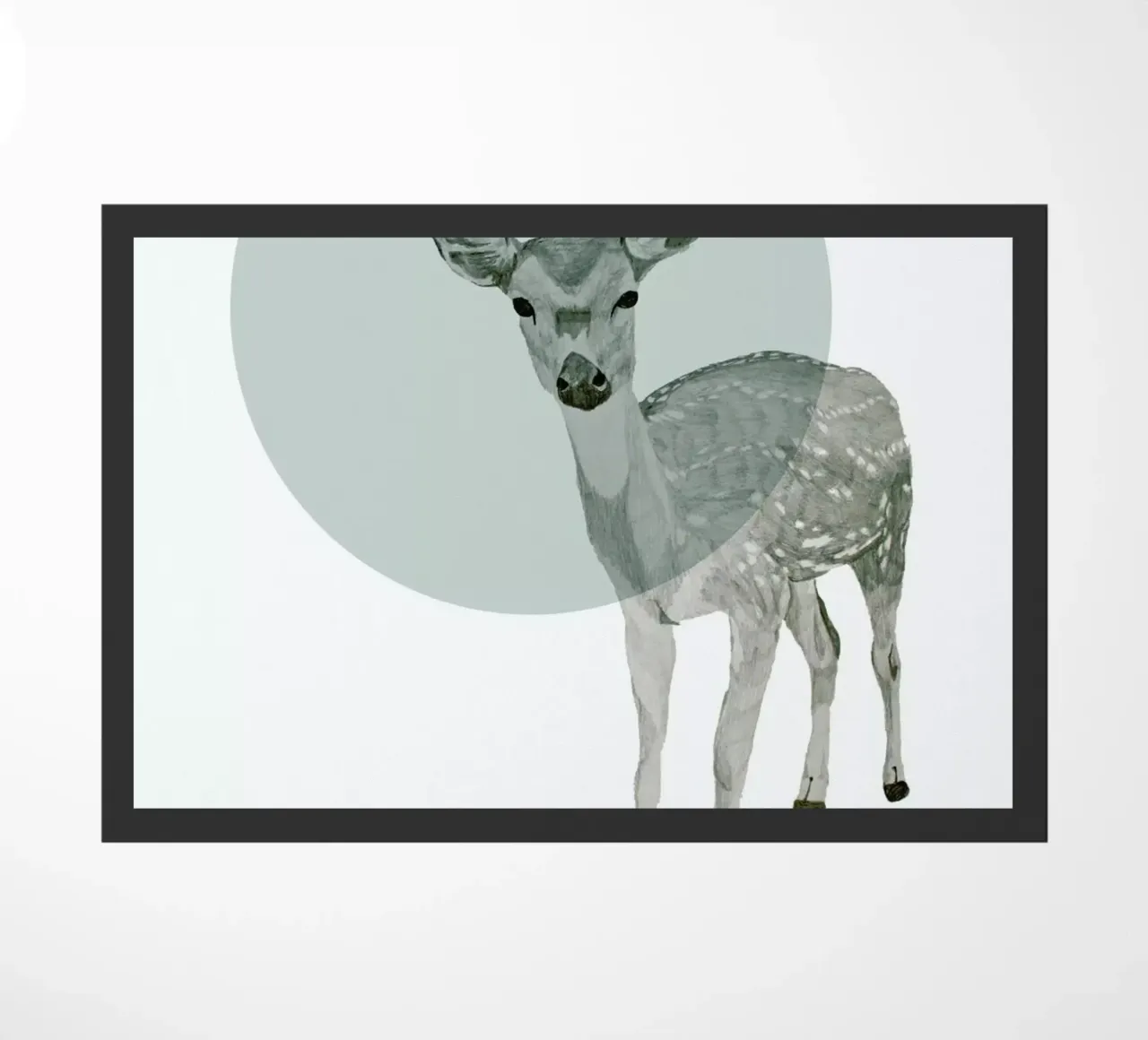 Deer doormat by Morgan Kendall