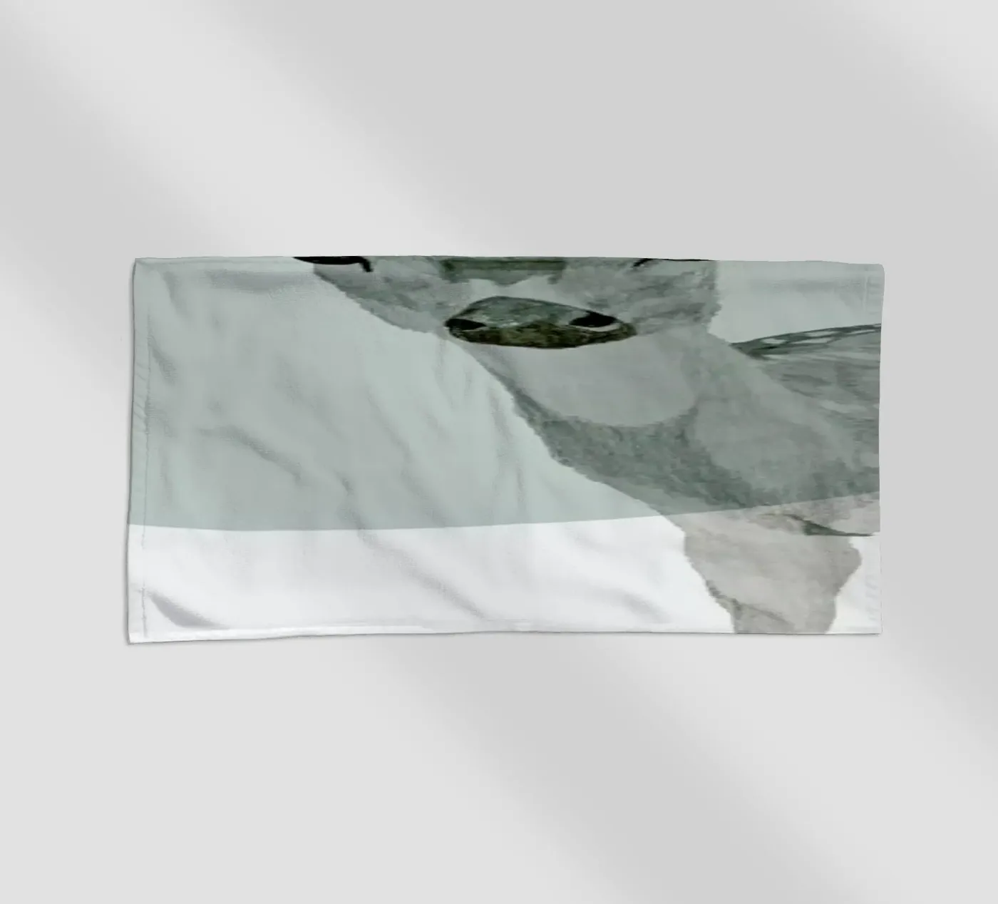Deer beach towel by Morgan Kendall