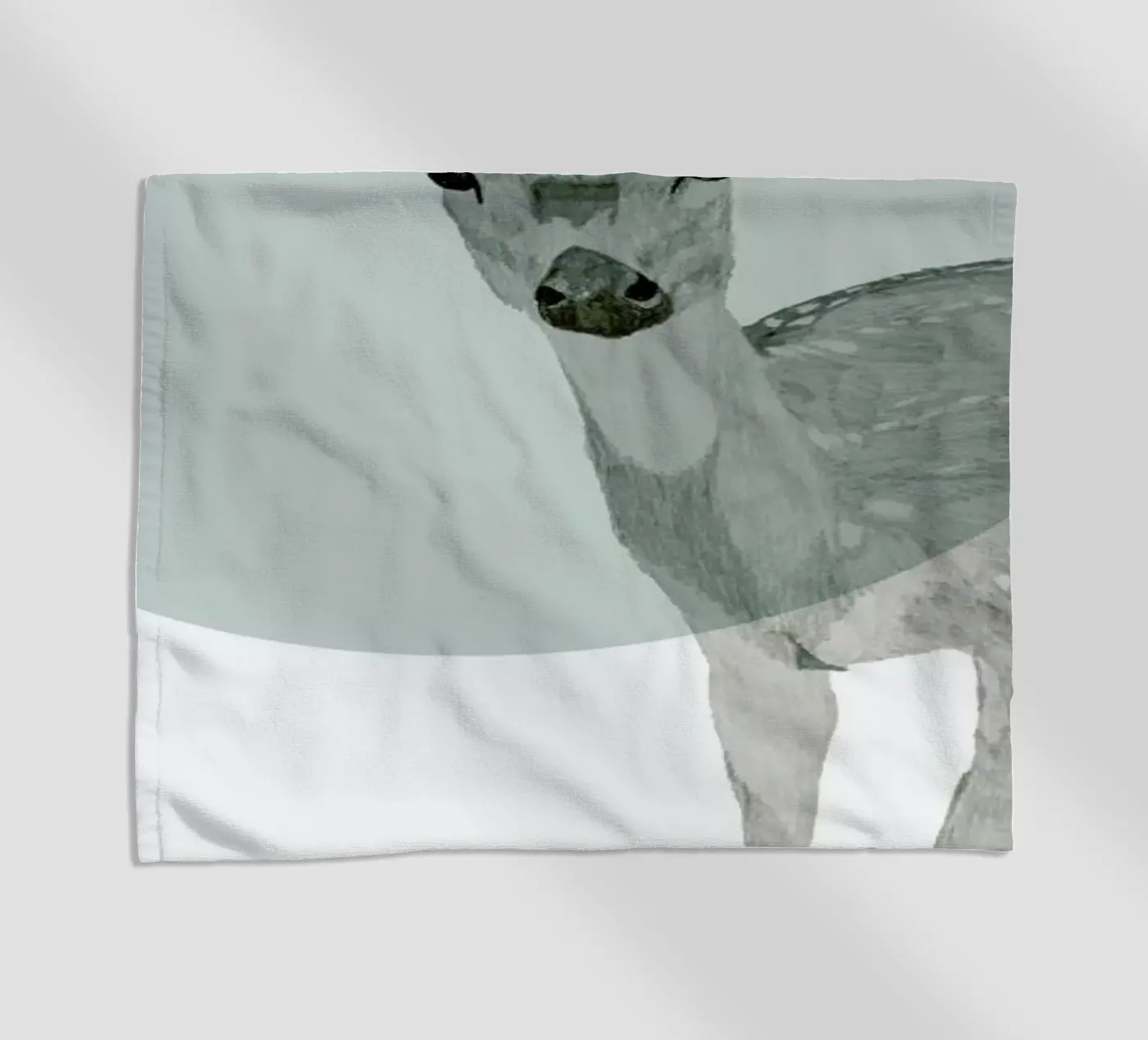 Deer beach towel by Morgan Kendall