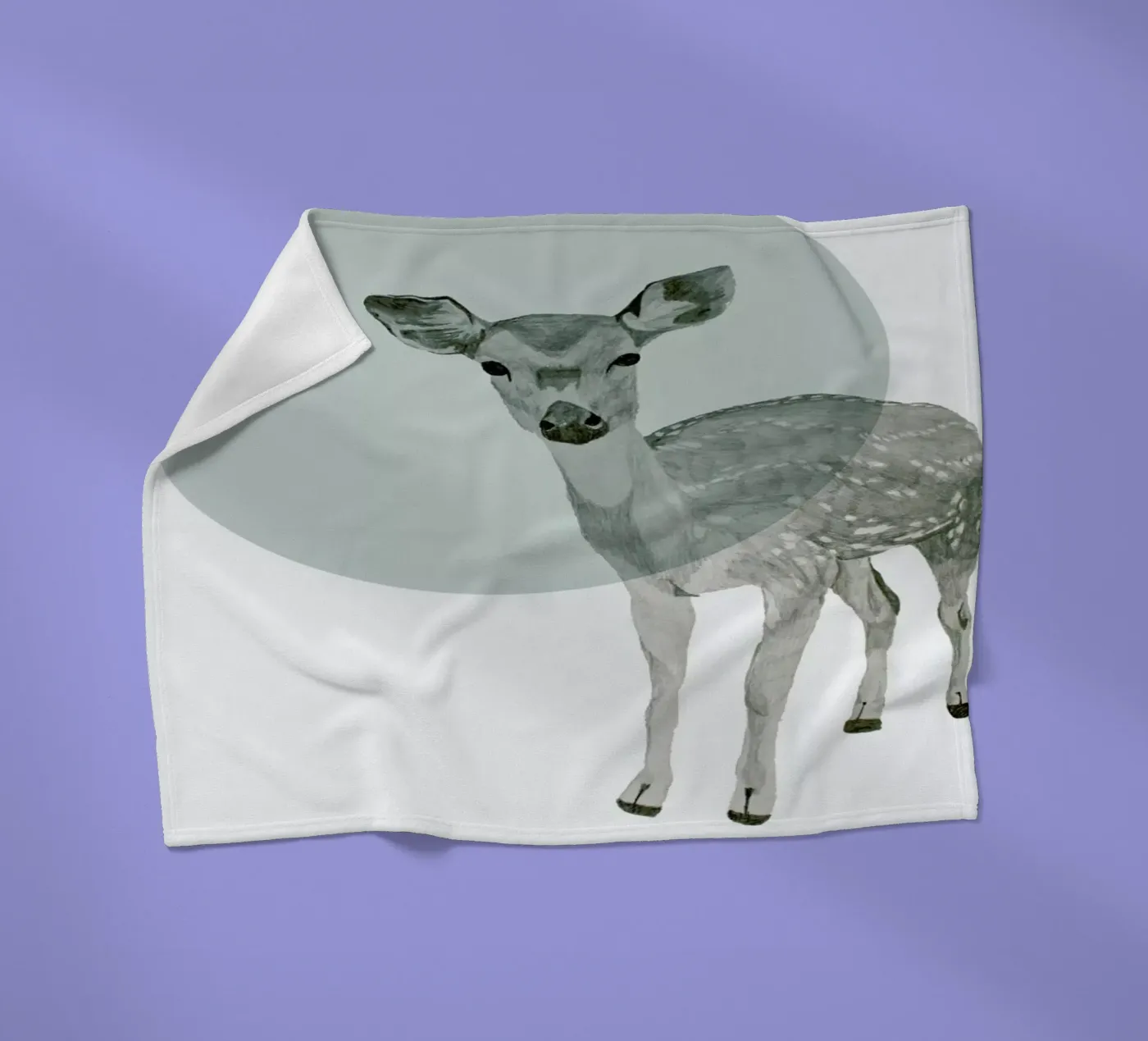 Deer Fleecedecke von Morgan Kendall