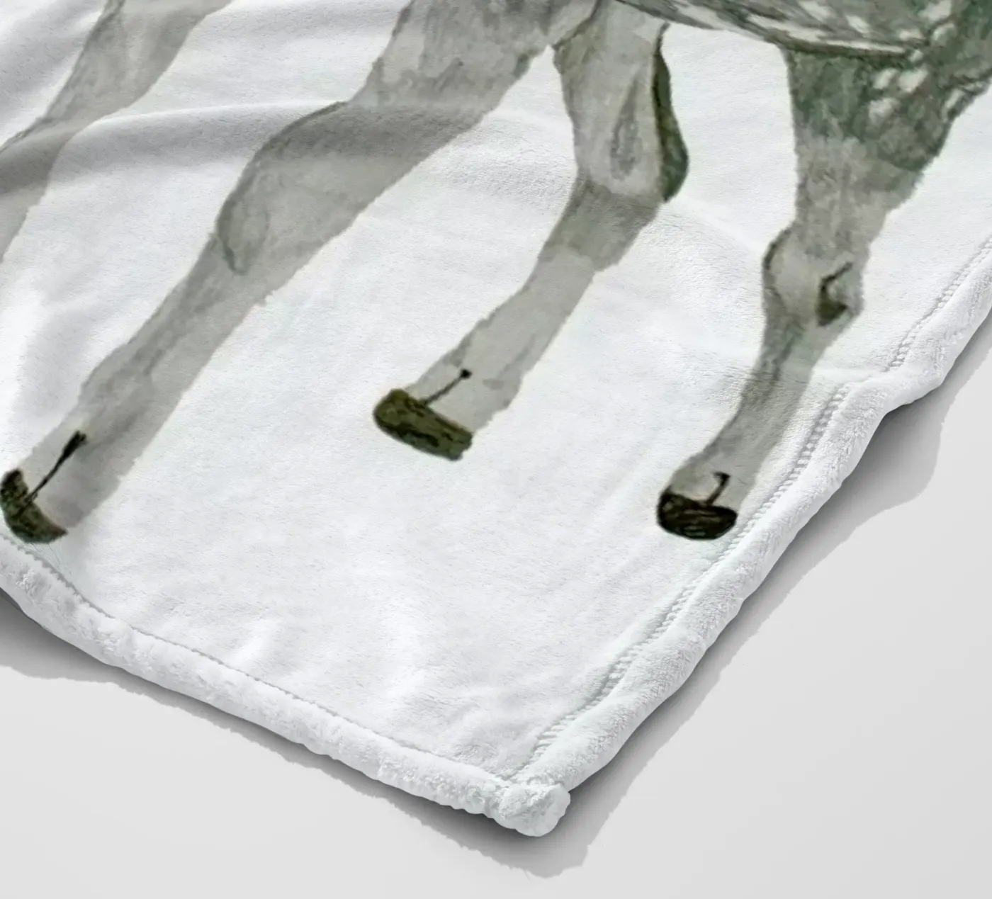 Deer Fleecedecke von Morgan Kendall