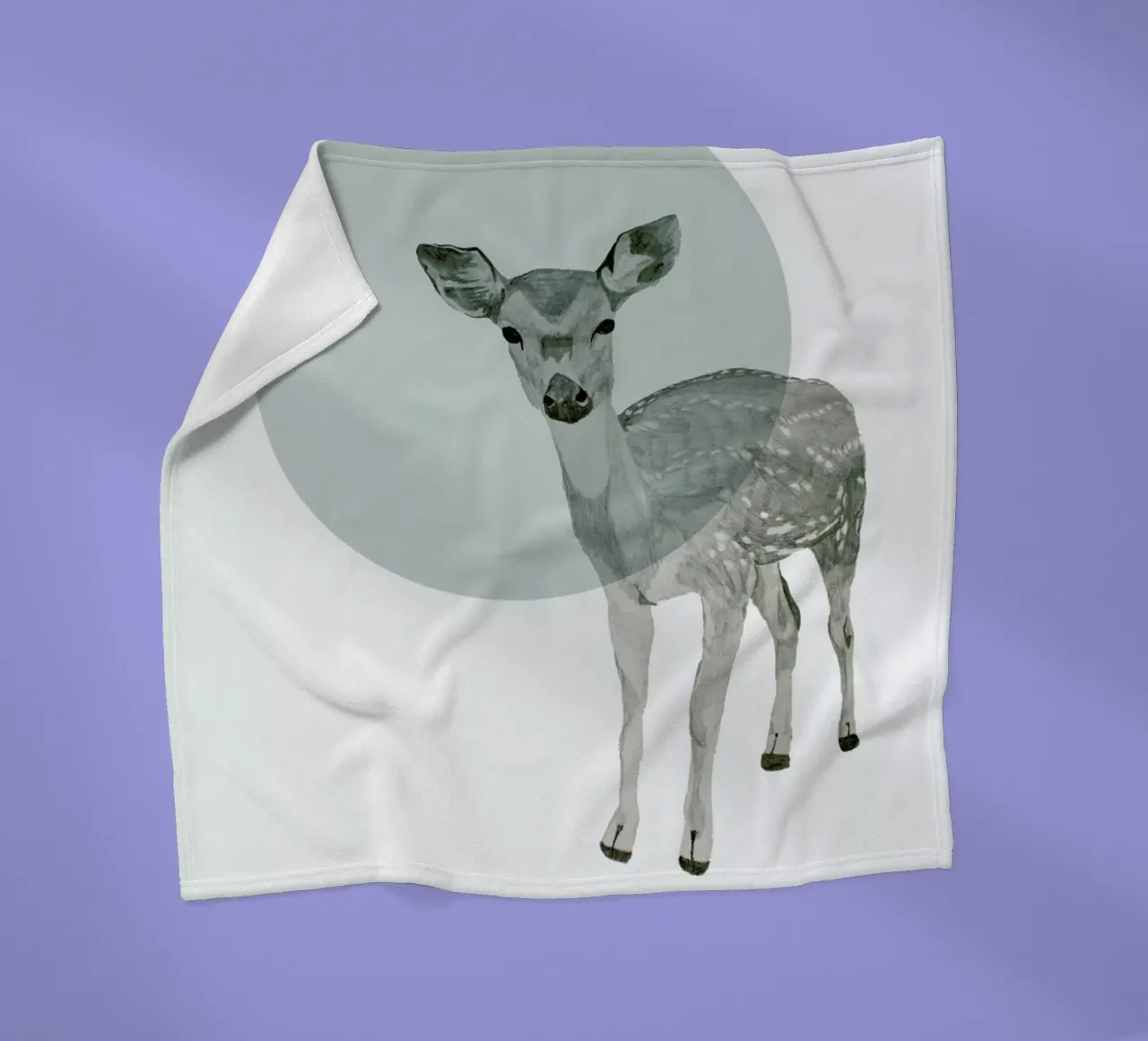 Deer fleecedeken van Morgan Kendall